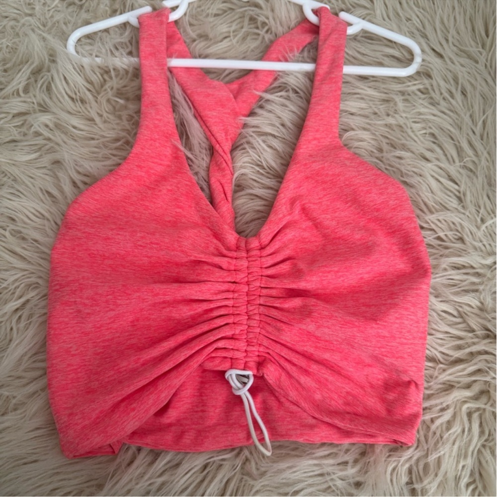 Bombshell sportswear Coral toggle Sports Bra